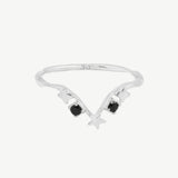 Siggy Ring in Black Spinel