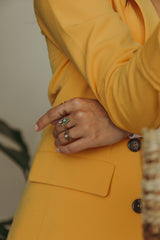 Triple Twisted Claw Ring