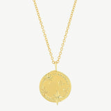 Star Disc Necklace