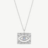 Lone Eye Necklace in Moonstone