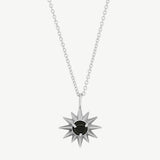 Starburst Necklace in Black Onyx