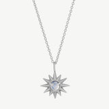 Starburst Necklace in Moonstone