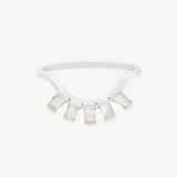 Eyelash Ring in Moonstone