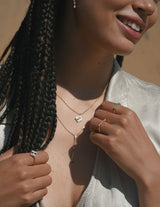 Cobble Ring in Pink Opal