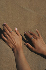 Cobble Ring in Pink Opal