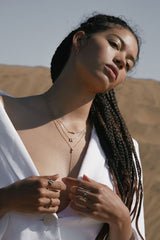 Cobble Necklace in Pink Opal