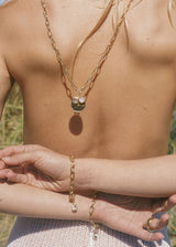 Hidden Star Charm in Moonstone