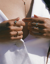 Cobble Ring in Rainbow