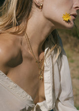 Tiny Peace Studs in Moonstone