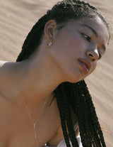 Cable Hoops in Topaz