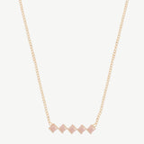 Cobble Necklace in Pink Opal