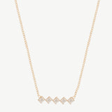 Cobble Necklace in White Moonstone