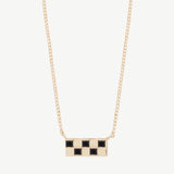 Chess Necklace in Black Onyx - Ready To Ship