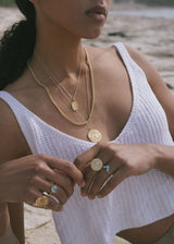 Forest Token Necklace