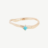 Single Cobble Ring in Turquoise