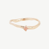 Single Cobble Ring in Pink Opal