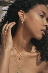 Sidewinder Necklace in Moonstone