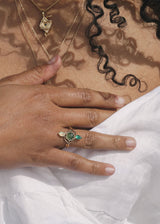 Drip Ring in Opal