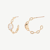 Cable Hoops in Topaz