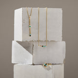 Cobble Necklace in White Moonstone
