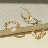 Cable Hoops in Topaz