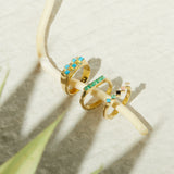Chess Ring in Turquoise - Ready to Ship