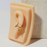 Pinata Earcuff in Black Spinel