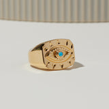 Lone Eye Signet in Turquoise - Ready to Ship