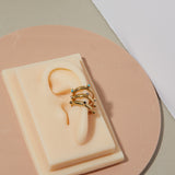 Dot Earcuff in Moonstone