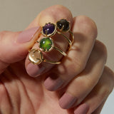 Fortune Teller Ring in White Moonstone