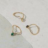 Drip Ring in Opal
