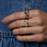 Seven Moons Ring in Amethyst
