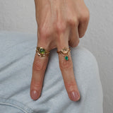 Fortune Teller Ring in White Moonstone
