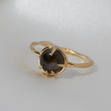 Fortune Teller Ring in Black Moonstone