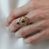 Drip Ring in Black Onyx - Ready to Ship