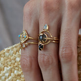 Drip Ring in Black Onyx - Ready to Ship