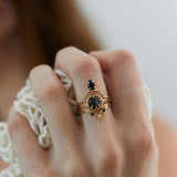 Drip Ring in Black Onyx - Ready to Ship