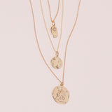 Hamsa Necklace in Moonstone