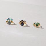 Eyelash Ring in Turquoise