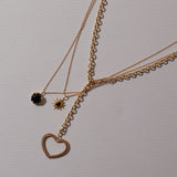 Under The Stars Necklace in Chalcedony