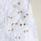 Lone Eye Studs in Moonstone