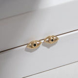 Lone Eye Studs in Turquoise