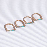 Cha Cha Ring in Turquoise + Moonstone
