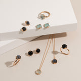 Under The Stars Necklace in Chalcedony