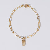 Hamsa Bracelet in Opal