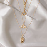 Snake Eye Necklace in Moonstone