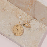 Snake Eye Necklace in Moonstone