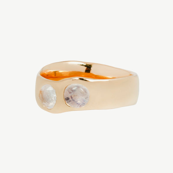 Alex Ring in Moonstone + Moonstone