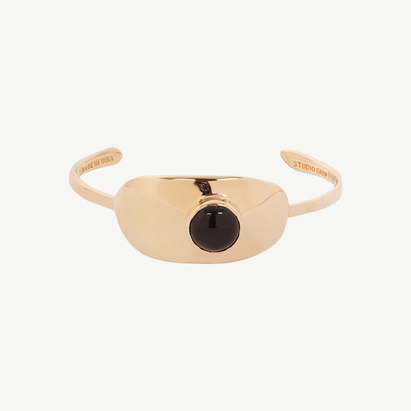 Leap Cuff in Black Onyx