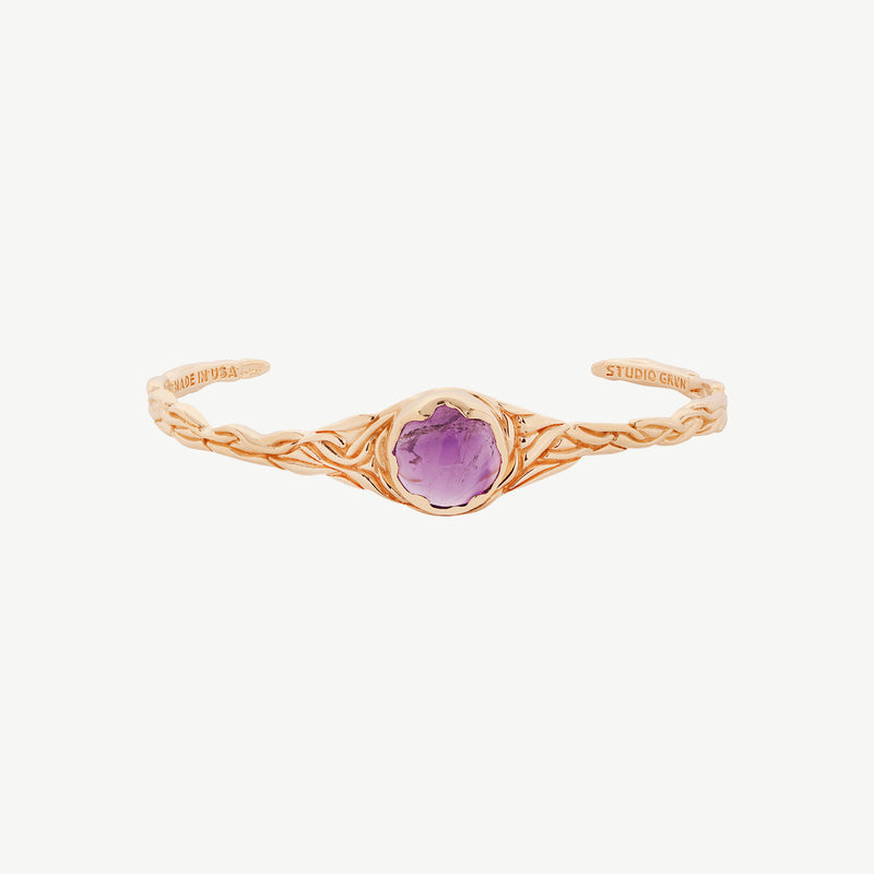 Vine Cuff in Amethyst
